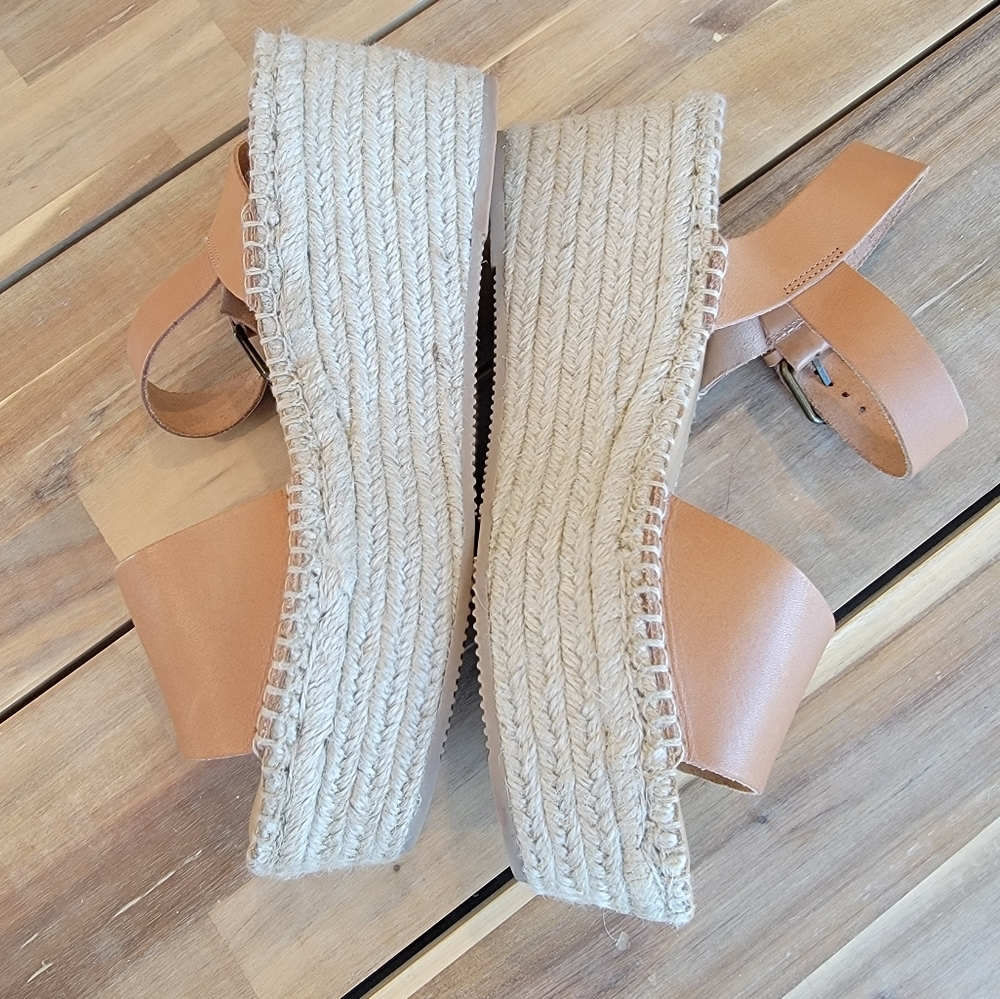 Camel Tan Leather Soludos Sandals - Picture 12 of 15